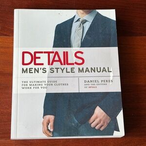 Details Men's Style Manual Hardcover Book by Daniel Peres